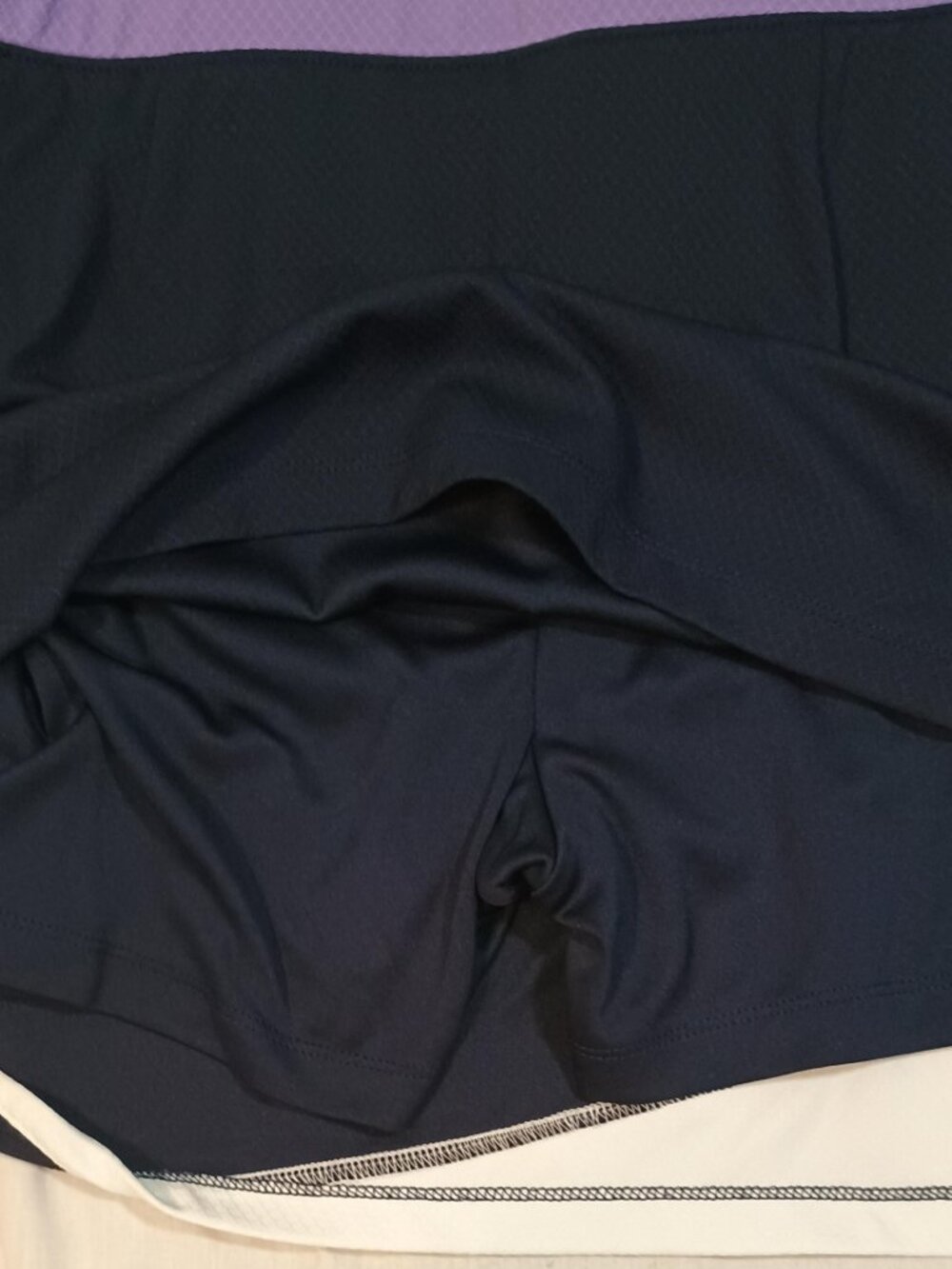 Izod Golf/Skort/Womens M/Navy White Colorblock Tennis Pickleball Athleisure Chic - Picture 9 of 9